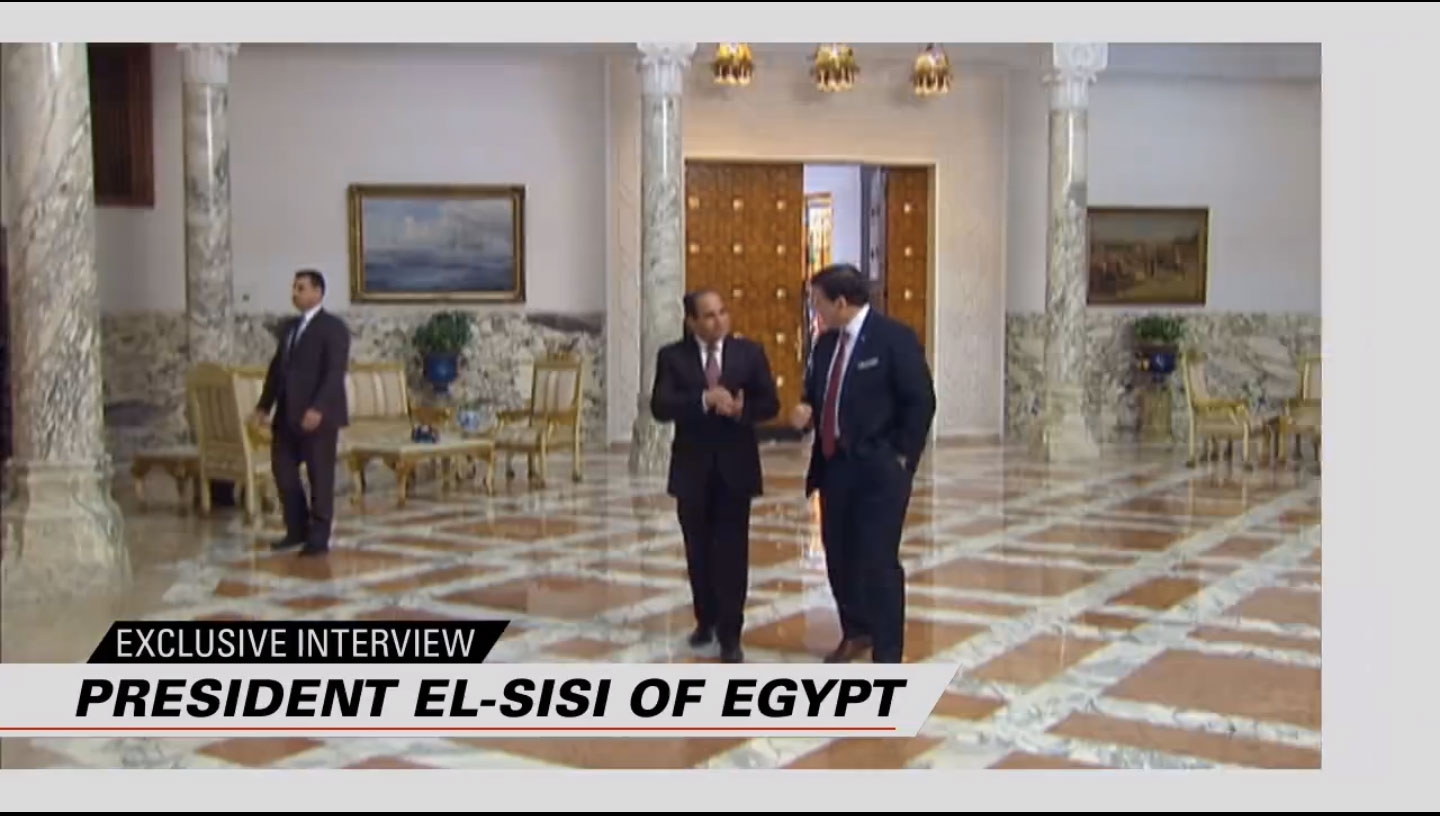 President El Sisi on Special Report with Bret Baier